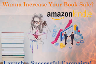 launch a studied KDP ads campaign on amazon for your kindle and paperback PPC