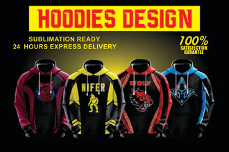 do full sublimation hoodie, e sport, streetwear, fashion designs