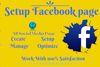 perfectly set up facebook business page