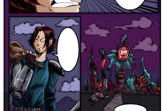 draw a great comic or manga page for your history
