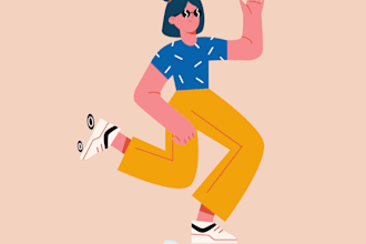 create custom unique vector character, illustration, mascot