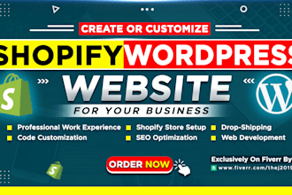 build responsive wordpress and shopify to increase traffic and conversions
