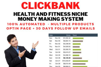build clickbank affiliate marketing system with follow up emails in health niche