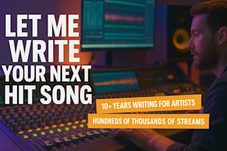 write custom songs with original lyrics and melodies