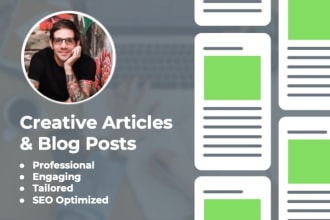 write your next creative blog post or article