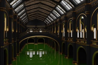do modeling scenes for animation or unity