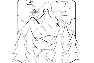 draw adventure t shirt design illustration