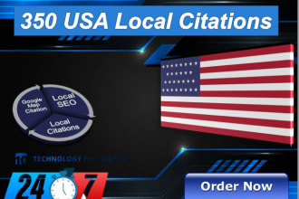 do 350 local business citation listing and directories