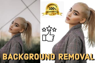 do 200 image background removal or white bg
