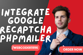 add and fix google recaptcha,phpmailer in form