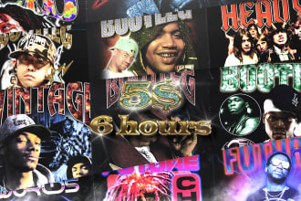 design high quality 90s vintage bootleg rap t shirts