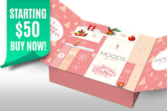 create a custom packaging design for your advent calendar