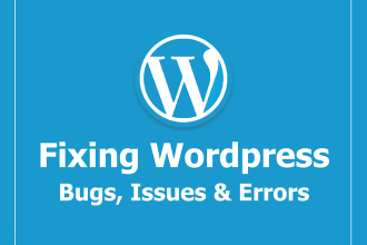 fix wordpress issues, errors