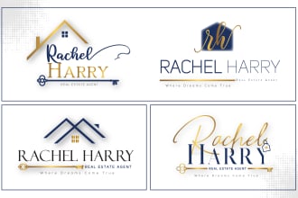 create a real estate and signature logo branding kit