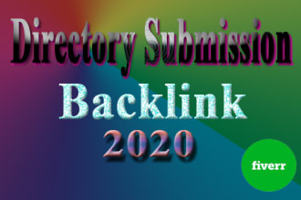 create 300 directory submission backlinks for your website