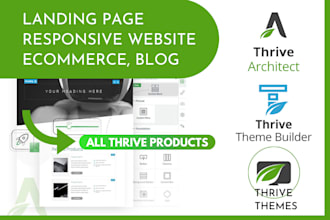design thrive themes website using thrive architect, thrive theme builder
