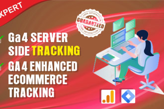 setup ga4 server side tracking and ga4 enhanced ecommerce tracking