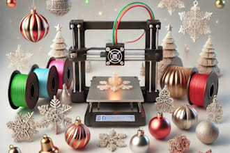 3d print custom holiday ornaments and decor