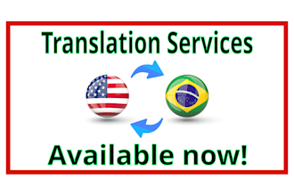 translate any text from english to brazilian portuguese