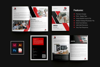 do smart brochure design, company profile, annual report, proposal, magazine,pdf