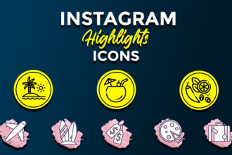 create instagram story highlights icons cover in 6 hours
