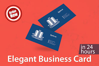 design minimal and elegant business cards