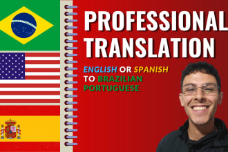 translate from english to spanish or brazilian portuguese