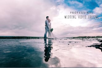 do make professional wedding video editing in filmora