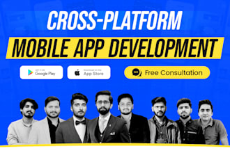 develop android and ios mobile app using flutter