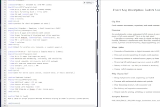 convert documents equations and math courses to latex PDF