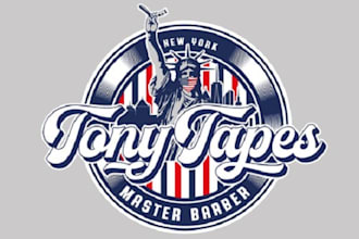 design traditional barber logo