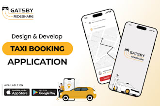 create taxi booking app, taxi app, uber app, booking app, and carpooling app