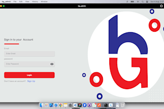develop web and desktop app with admin panel at low cost