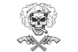 make a specially for military logo with any copyrights
