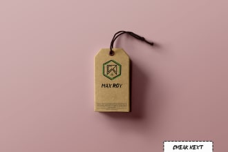 design clothing tags, clothing labels, hang or swing tags for you