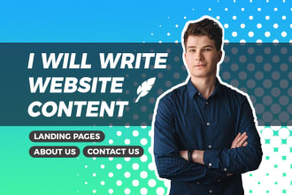 write SEO website content for your business