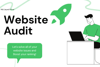 do website SEO audit report and give you a proper solution