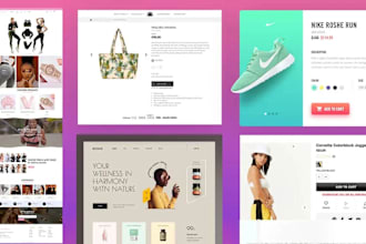 create an ecommerce website, online webshop, online store