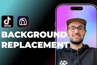 create a background replacement filter for tiktok