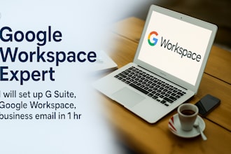 set up g suite, google workspace, business email in 1 hr