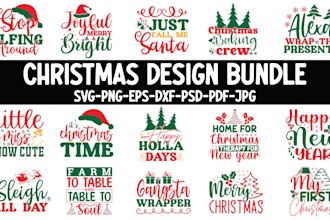 do ugly christmas t shirt and svg design bundle