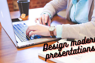 design a modern and professional presentation for you