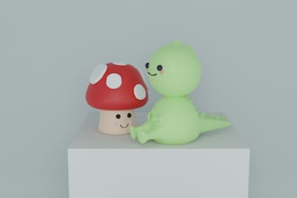 sculpt any 3d toy figure model for 3d printing