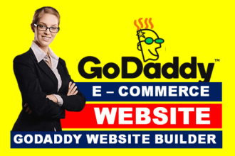 create godaddy online shop, godaddy ecommerce website or godaddy online store