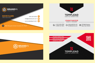 create visiting card, employee card, brochure, flyer, menu