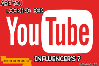 make a list of youtube influencer for influencer marketing