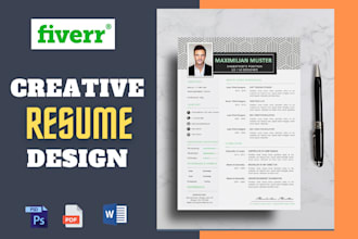 provide professional resume writing, cv design, cover letter and linkedin update