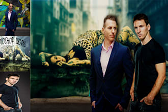 do image editing and compositing or any photoshop work
