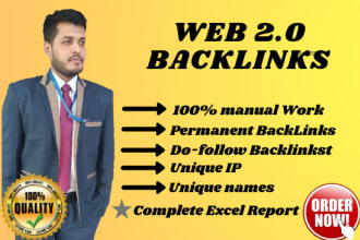 build 19 web 2 0 backlinks on high do follow sites