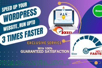 speed up and optimize your wordpress speed
